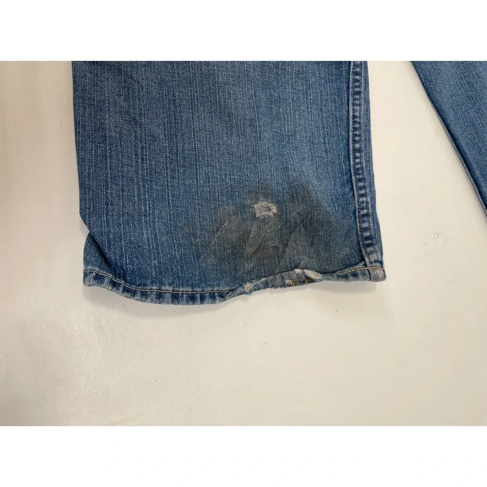 Polo Ralph Lauren Classic Fit 867 Straight Blue‎ Jeans 46B Xx30 Distressed